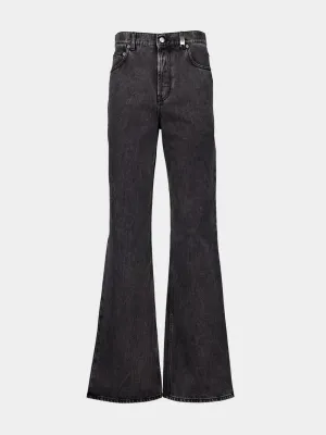 Stonewashed Low-Rise Baggy Fit Jeans Bottoms Mens - cheap mens shorts online