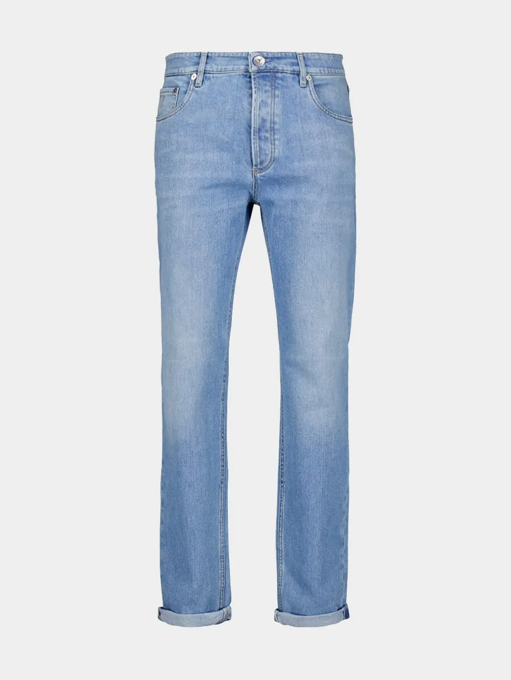 Straight-Leg Blue Cotton Jeans Bottoms Mens - cheap mens shorts online