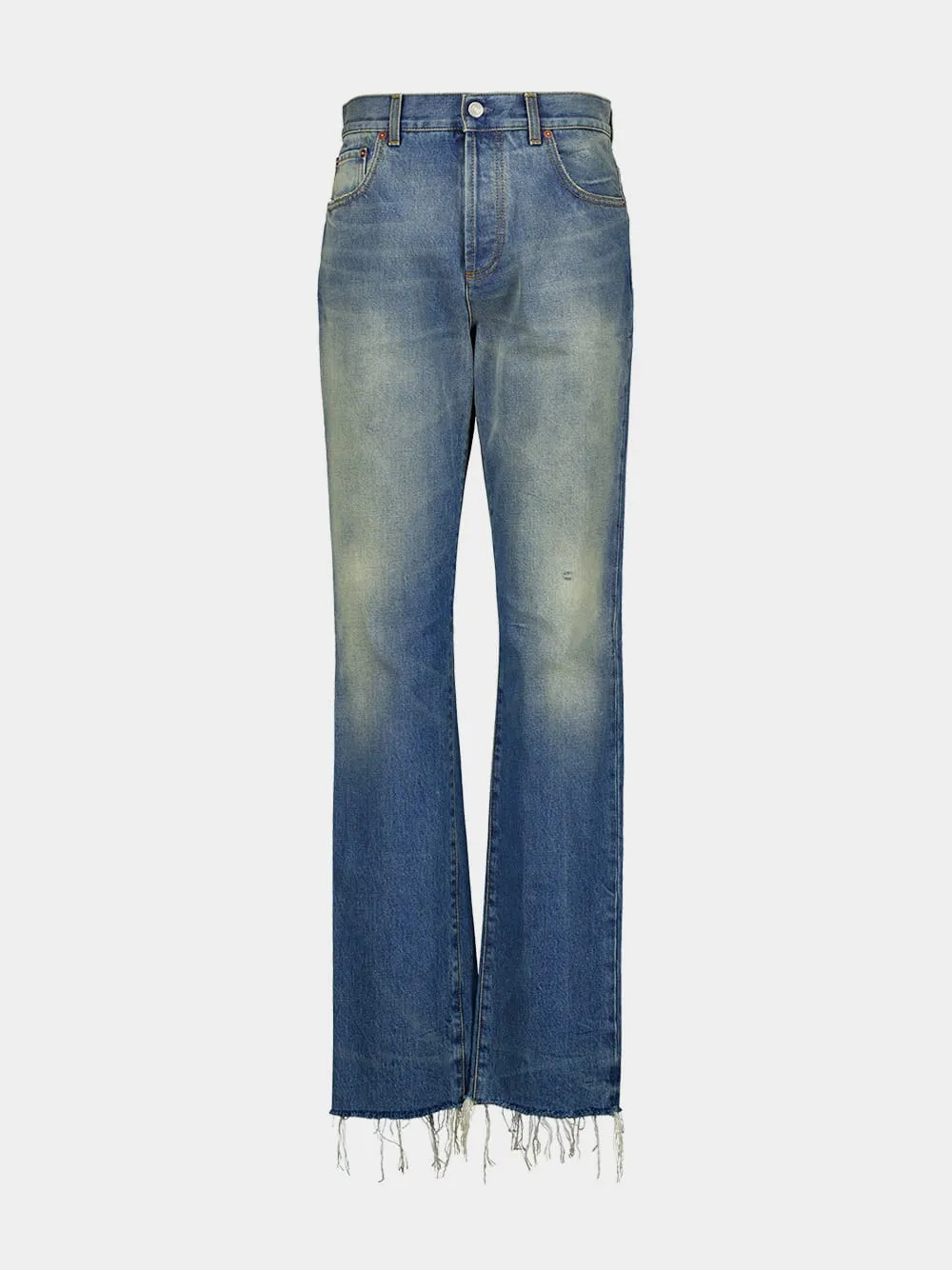 Straight-Leg Washed Jeans Bottoms Mens - cheap mens shorts online