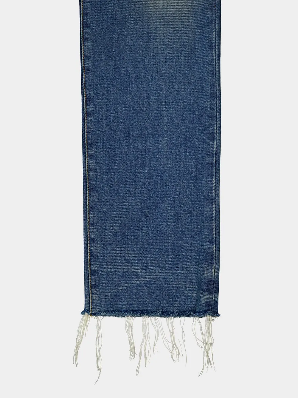 Straight-Leg Washed Jeans