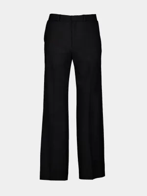 Straight-Leg Wool Trousers Bottoms Mens - cheap mens shorts online
