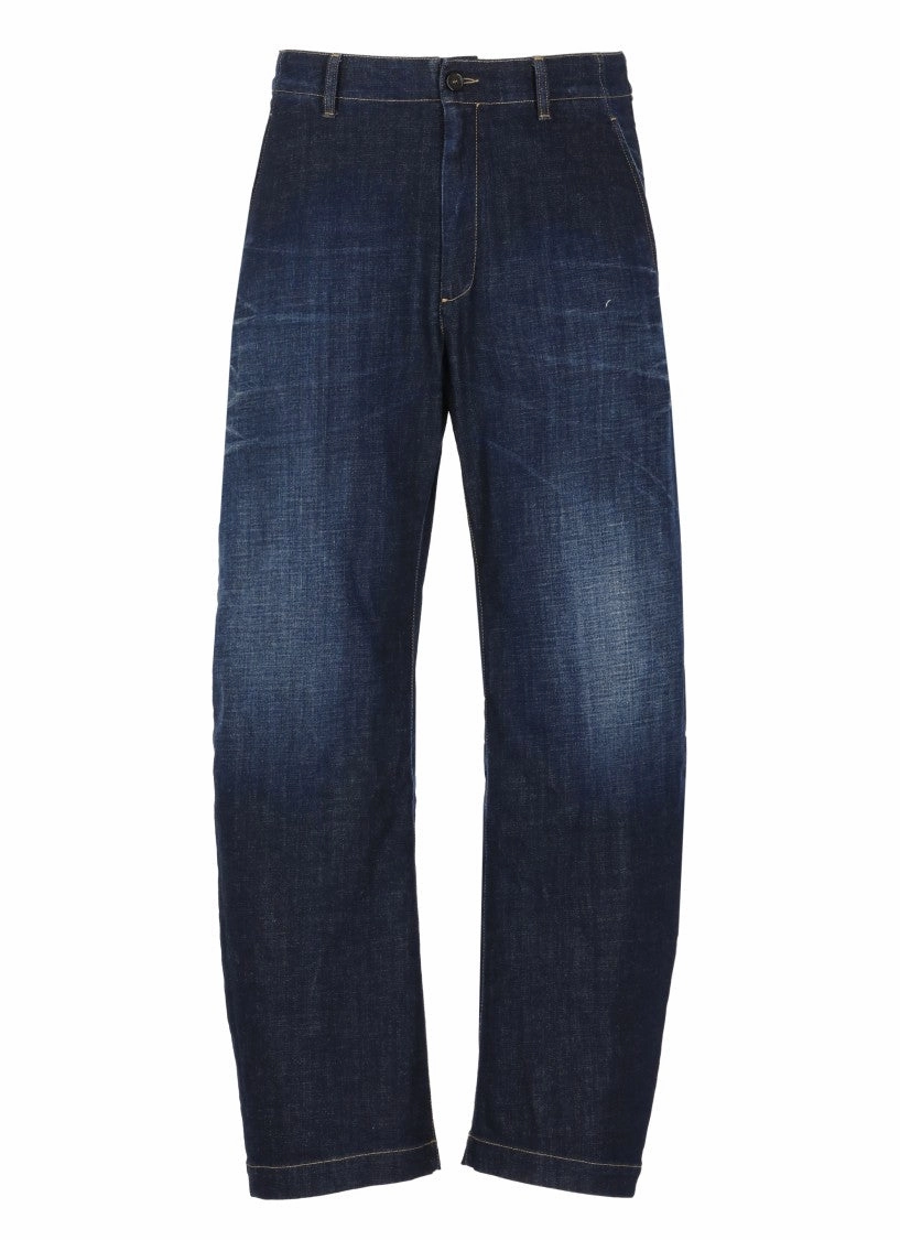 Straight-Leg Cotton Pants