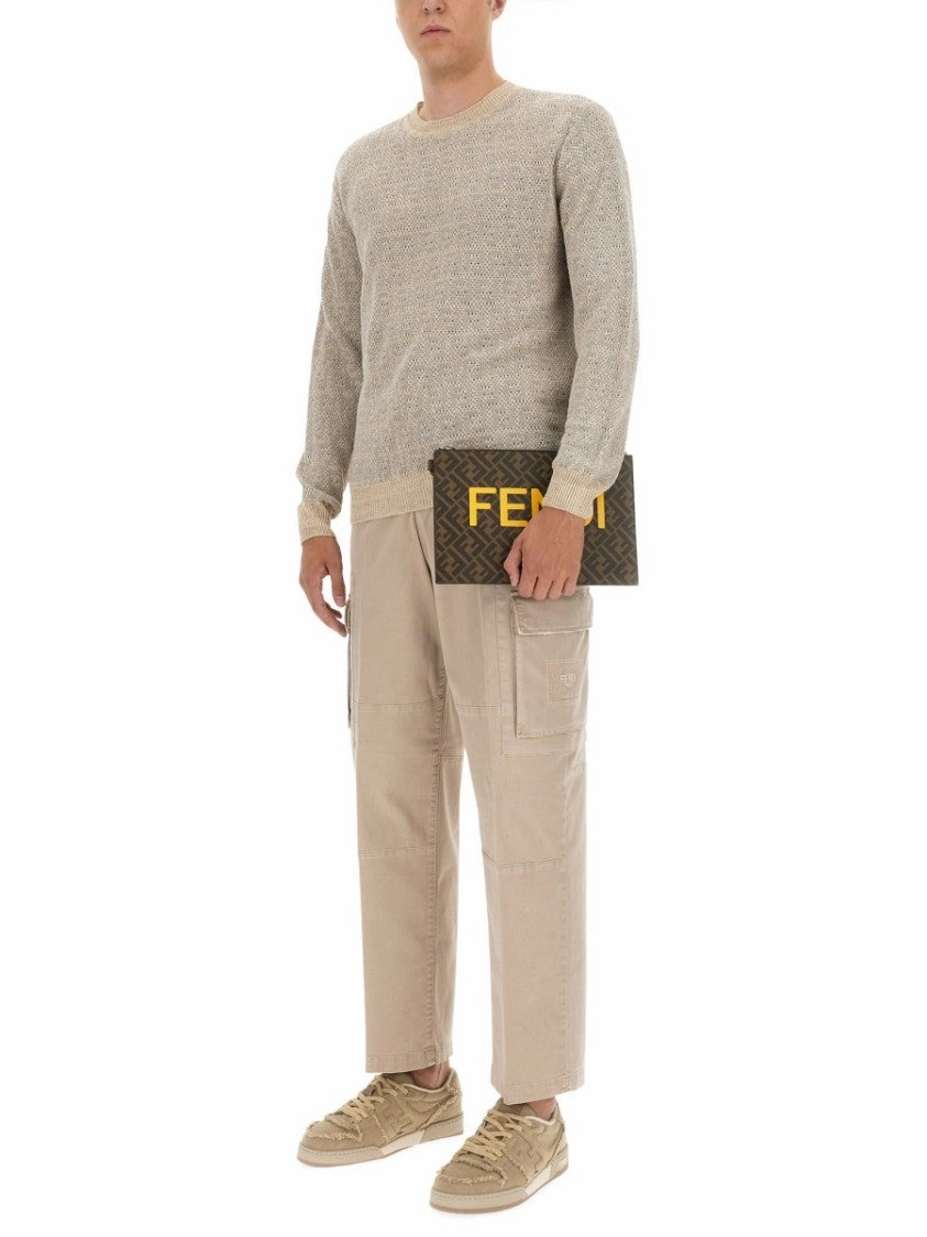 Straight Leg Gabardine Pants