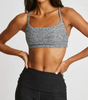 Stretch Studio Bralette In Heather Grey Activewear Womens - yoga pants clearance
