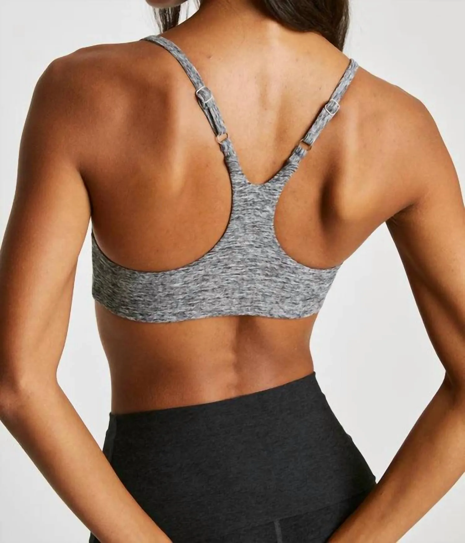 Stretch Studio Bralette In Heather Grey