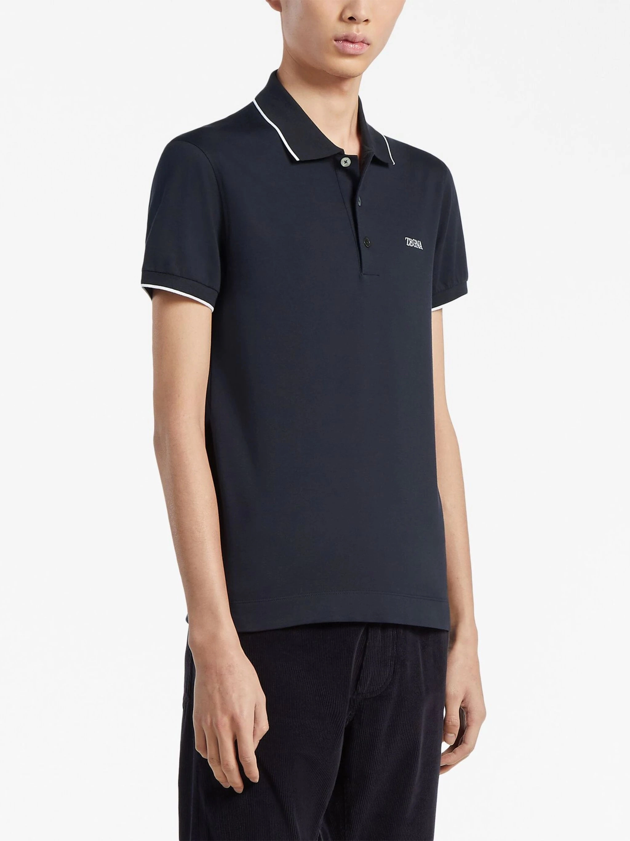 Stretch-Cotton Polo Shirt