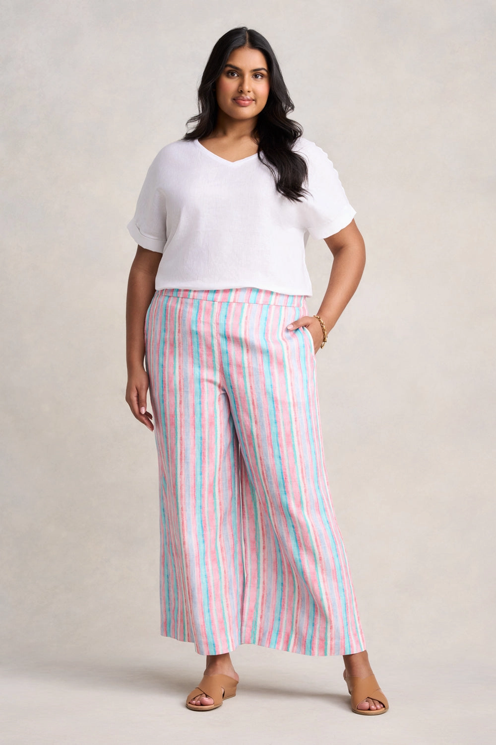 Stripe Resort Pant - Summer Stripe