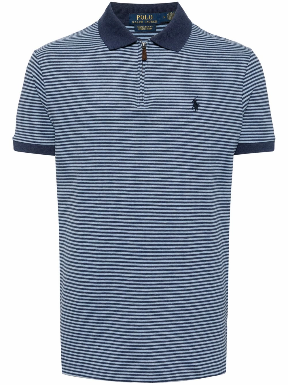 Striped Cotton-Blend Polo discount mens shirts
