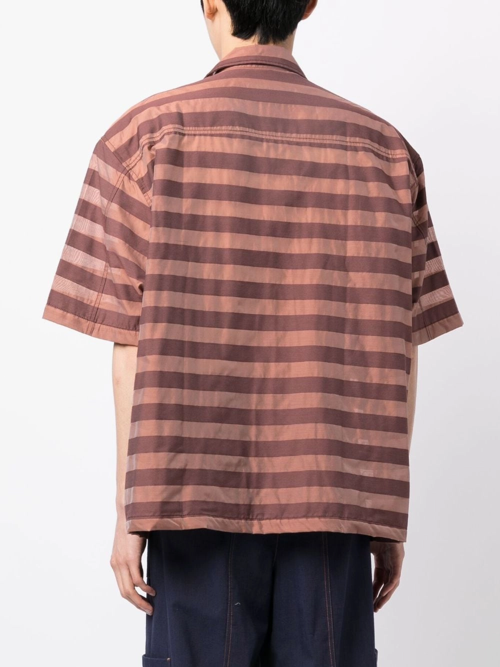 Striped Cotton-Blend Shirt