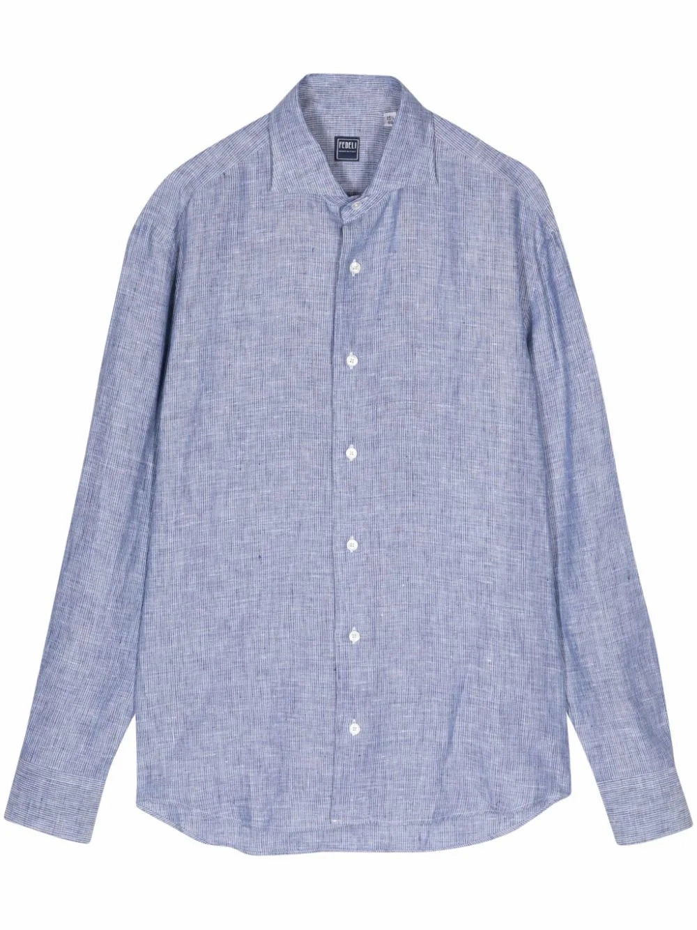 Striped Linen Shirt mens polos clearance