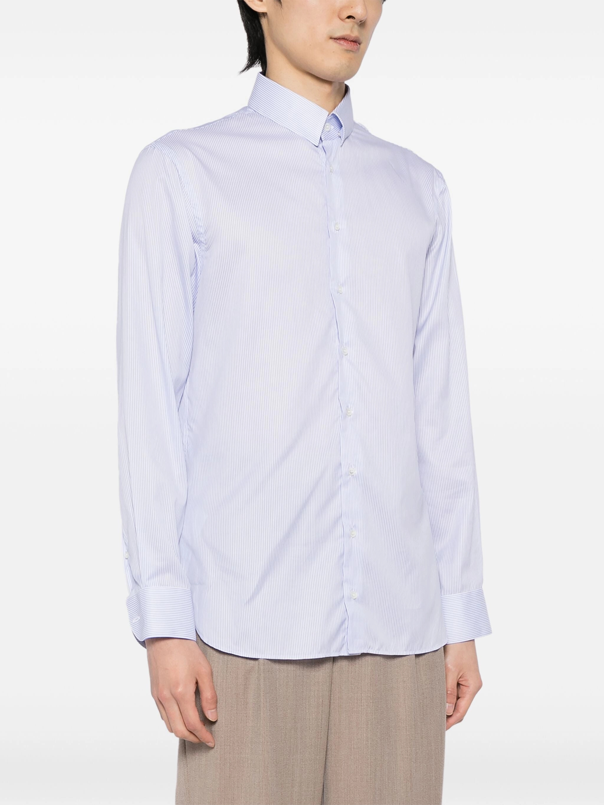Striped Poplin Shirt