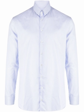 Striped Poplin Shirt mens polos clearance