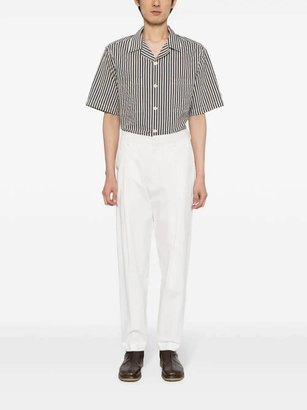 Striped Seersucker Shirt