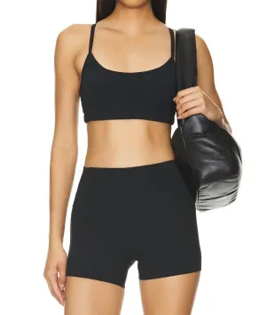 Studio Bralette In Black Activewear Womens - fitness leggings online