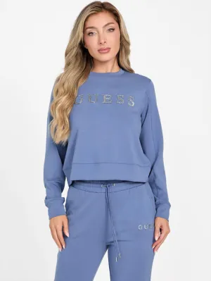 Sue Logo Crewneck Sweatshirt Activewear Womens - gym outfits discount