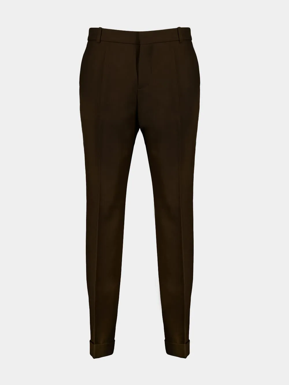 Tailored Twill Wool Trousers Bottoms Mens - cheap mens shorts online