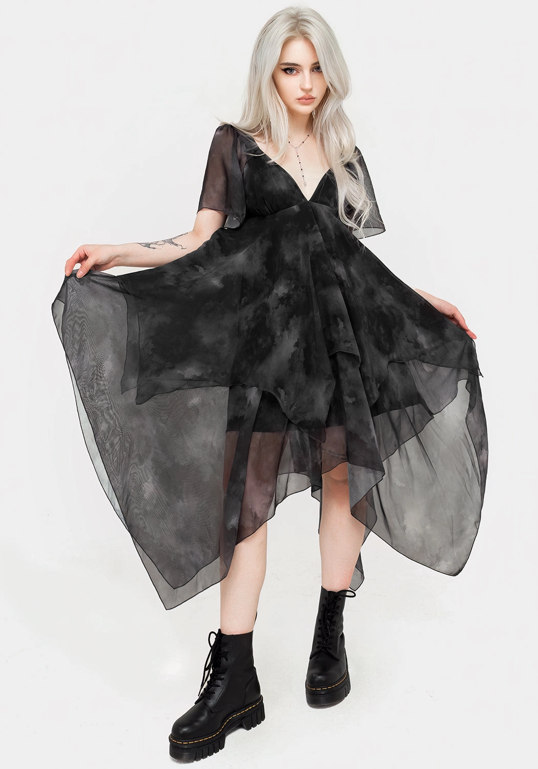 Tempest Layered Midi Dress
