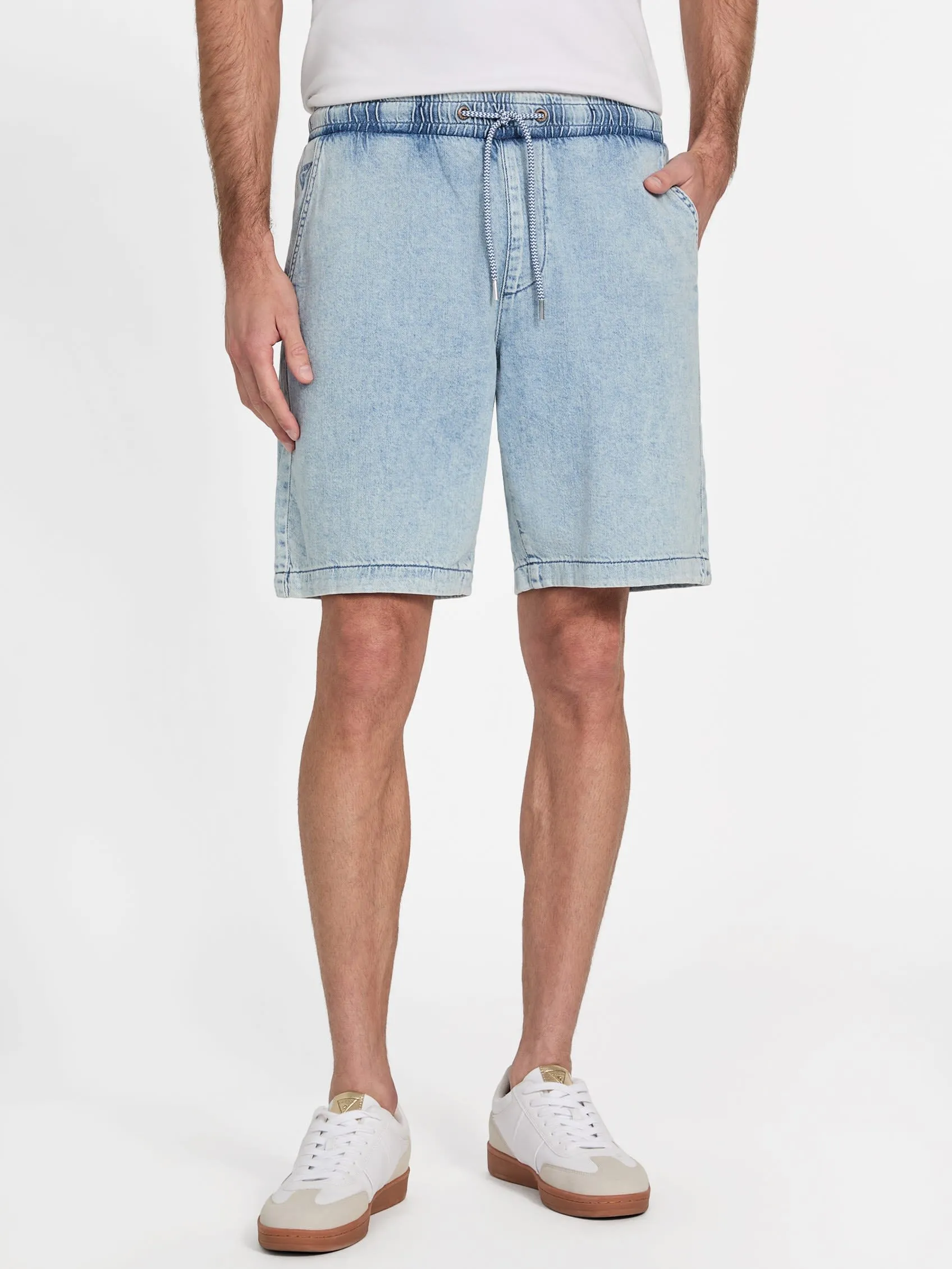 Terran Denim Jogger Shorts
