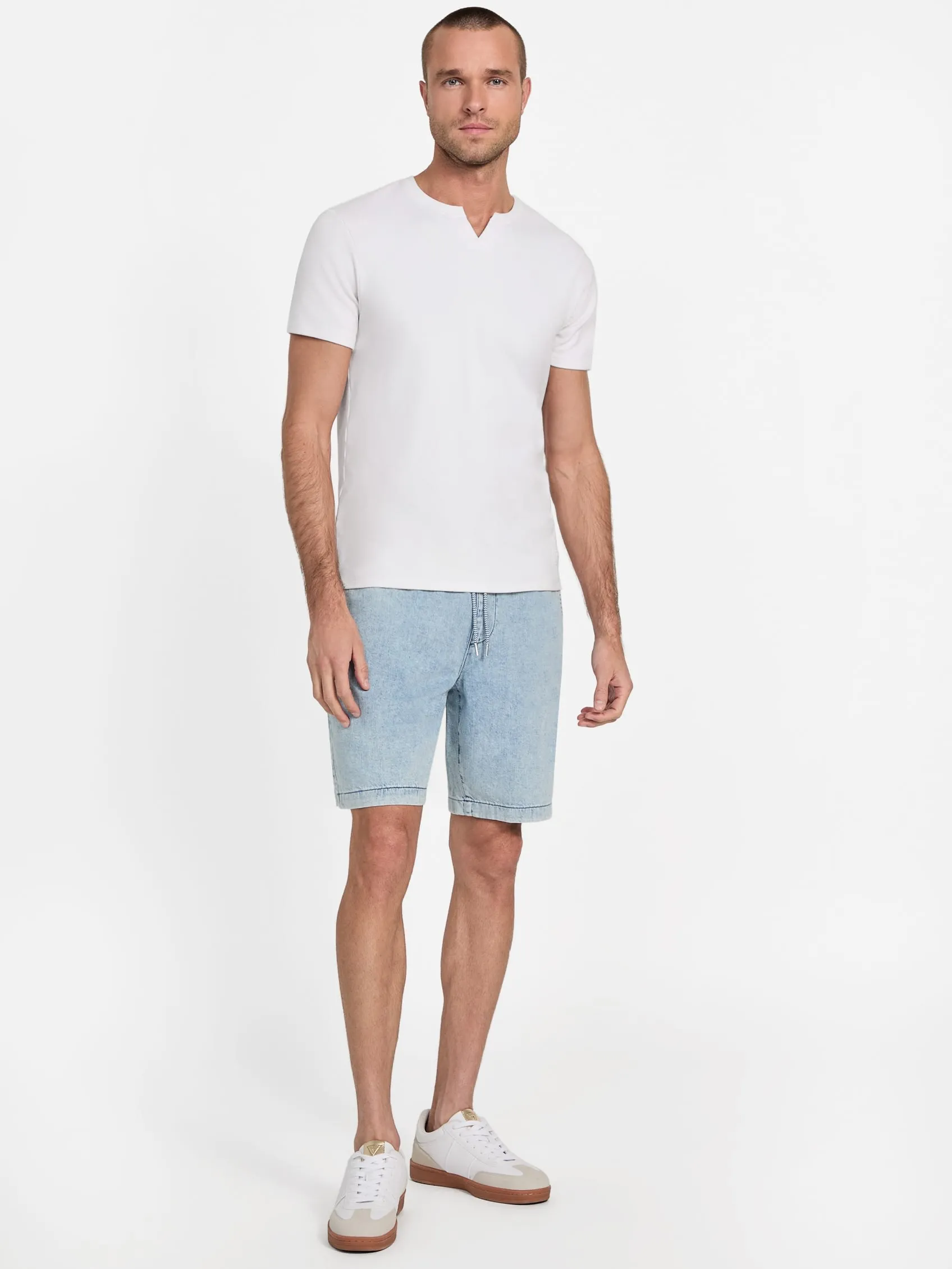 Terran Denim Jogger Shorts