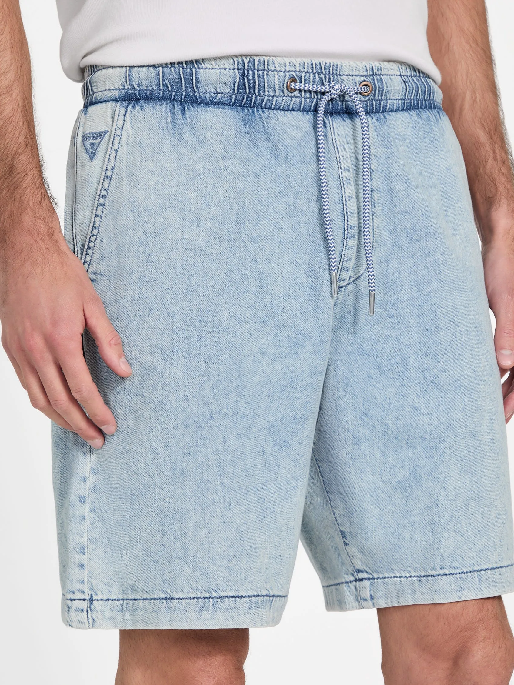 Terran Denim Jogger Shorts