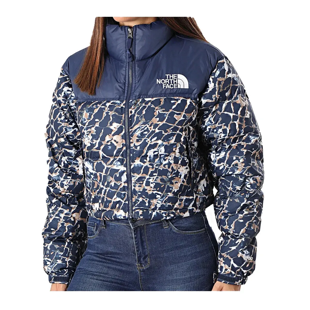 The North Face 1996 Retro NF0A3XEOOTP Nuptse Jacket Women's Blue Full Zip CLO758 Activewear Womens - cheap workout clothes for women