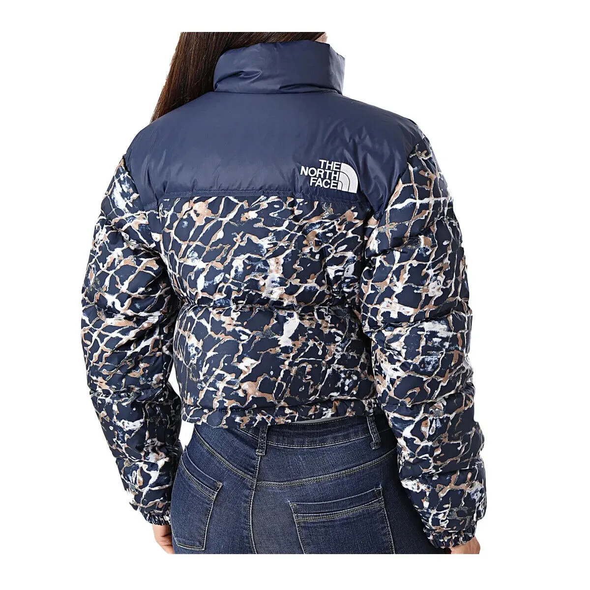 The North Face 1996 Retro NF0A3XEOOTP Nuptse Jacket Women's Blue Full Zip CLO758
