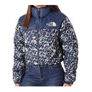 The North Face 1996 Retro NF0A3XEOOTP Nuptse Jacket Women's Blue Full Zip CLO758 Activewear Womens - cheap workout clothes for women
