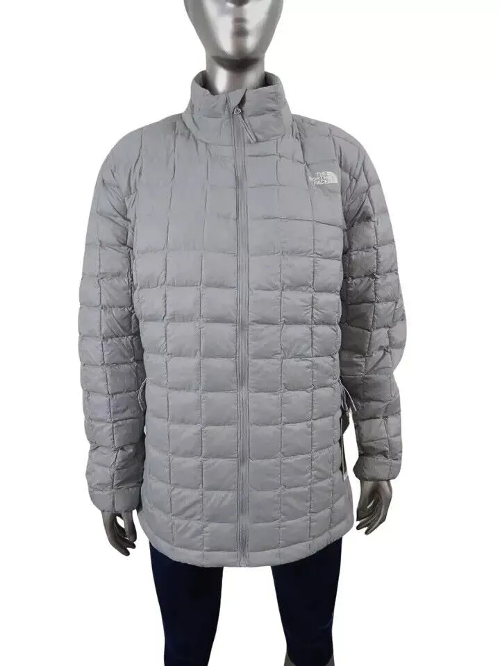 The North Face Thermoball Eco Puffer Jacket Womens Gray Quilted Full Zip APP1226 Activewear Womens - yoga pants clearance