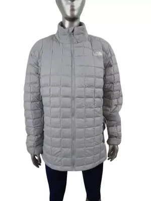 The North Face Thermoball Eco Puffer Jacket Womens Gray Quilted Full Zip APP1226 Activewear Womens - yoga pants clearance