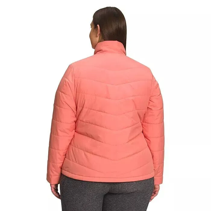 THE NORTH FACE Women's Tamburello Insulated Jacket (Standard and Plus Size), Coral Sunrise, 2X