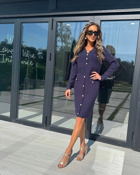 The Jackie Dress - Navy maxi dresses clearance