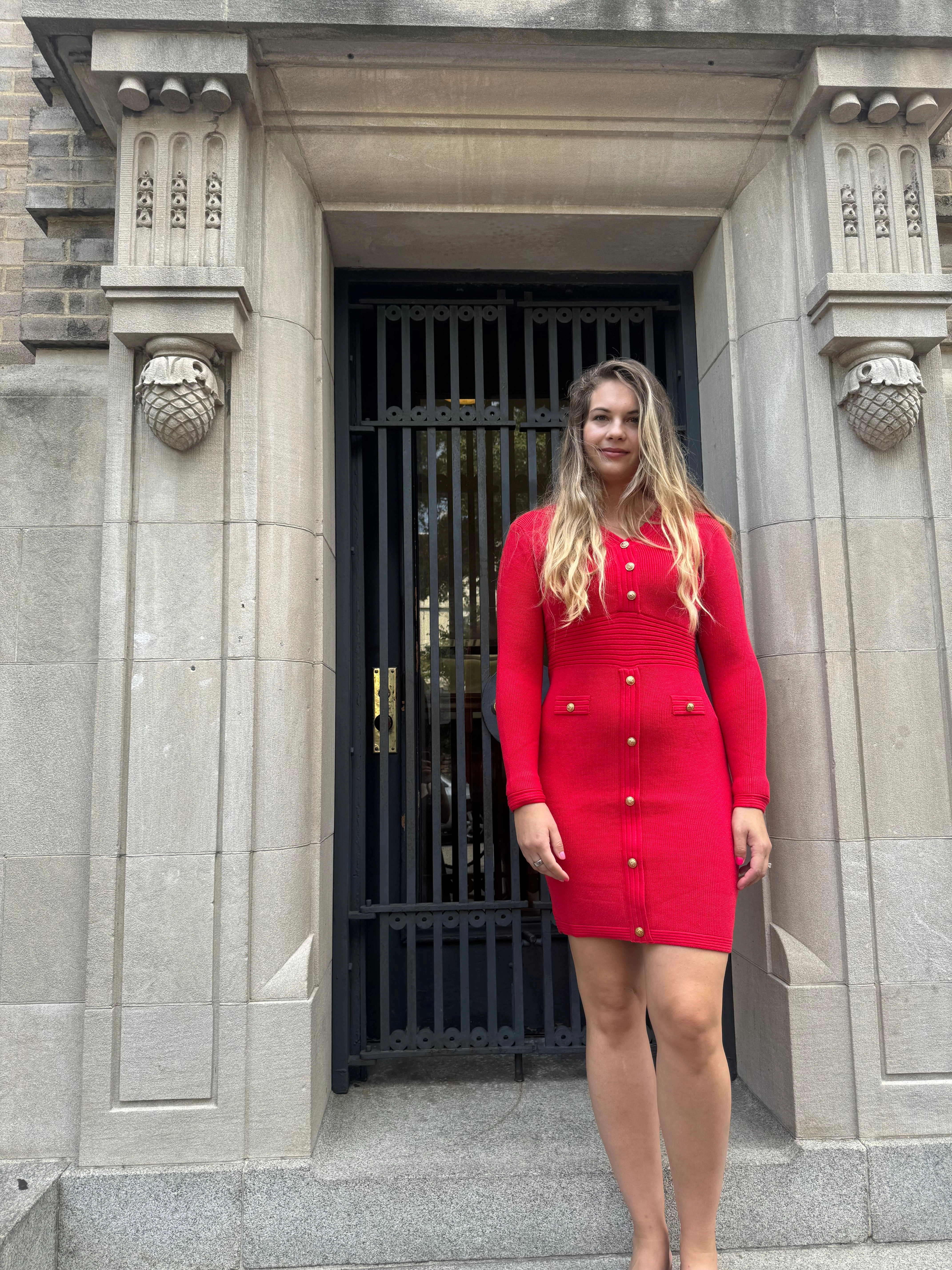 The Jackie Dress - Red discount party dresses