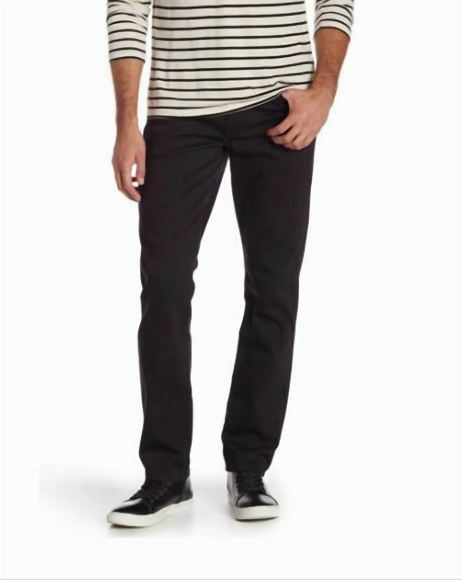 The Slim Stretch Twill After Dark Pants In Black