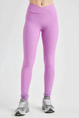 Thermal Veronica Legging In Mauve Activewear Womens - yoga pants clearance