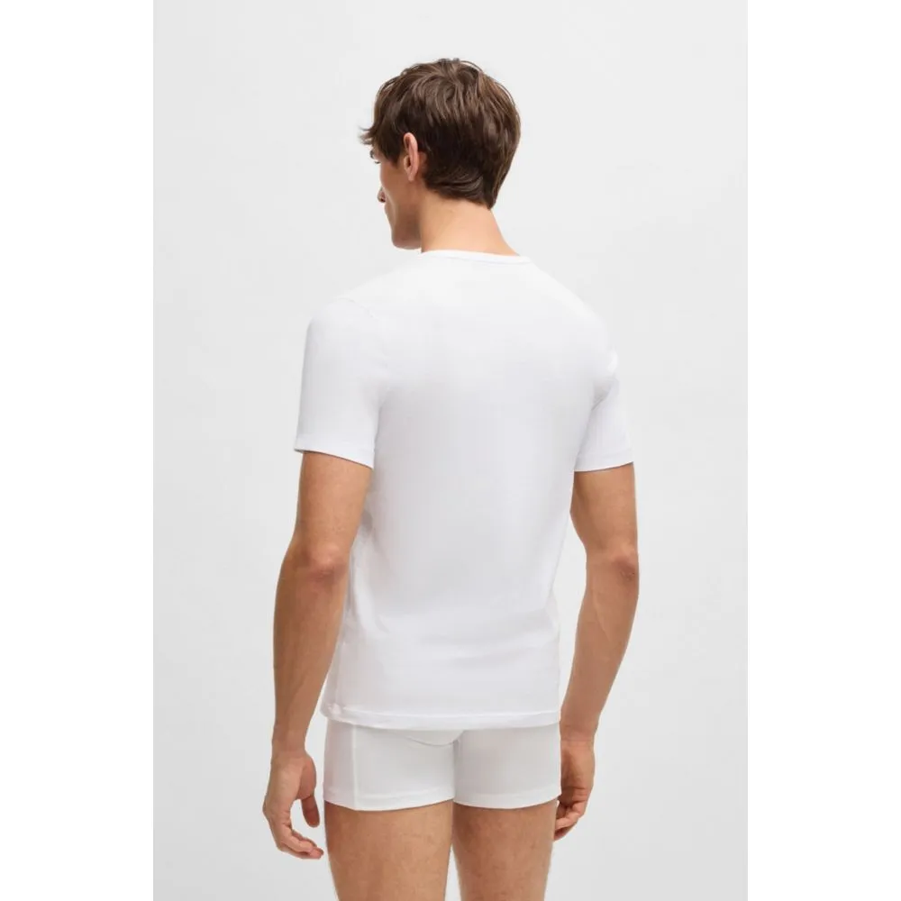 Three-pack of logo-embroidered T-shirts in cotton