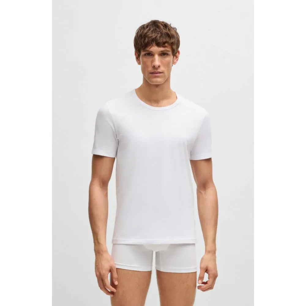 Three-pack of logo-embroidered T-shirts in cotton