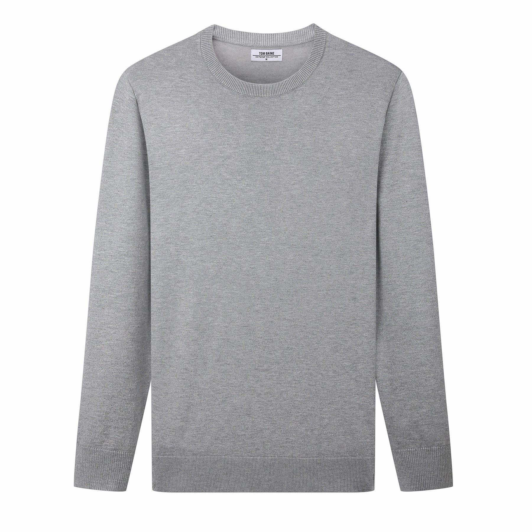 Tom Baine Men's Cashmere Feel Slim Fit Crew Neck Sweater designer sweaters outlet