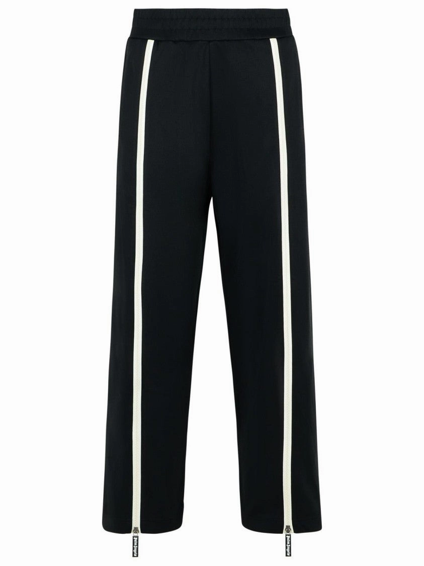 Track' Black Polyester Blend Pants