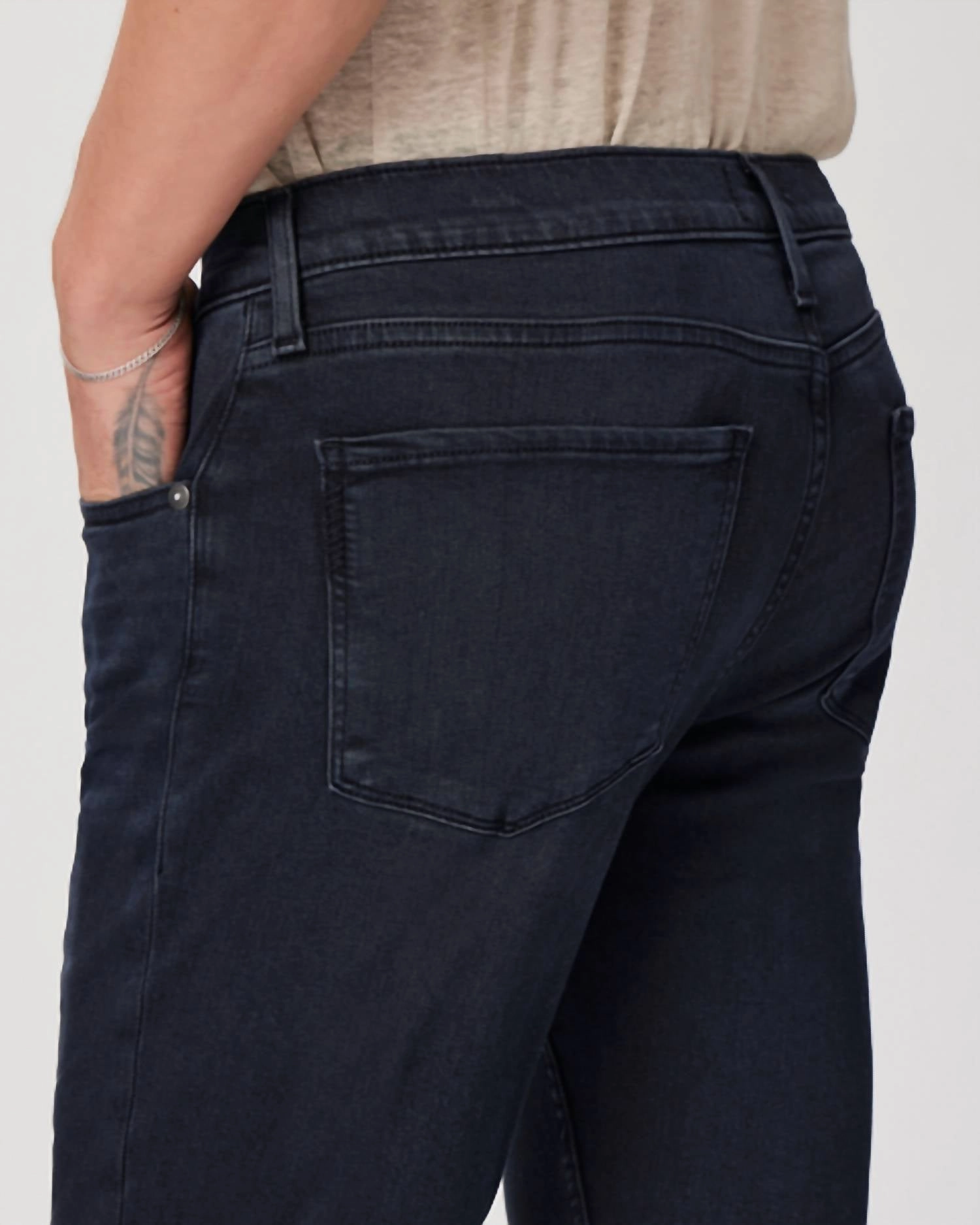 Transcend Federal Slim Straight Jeans In Coburn