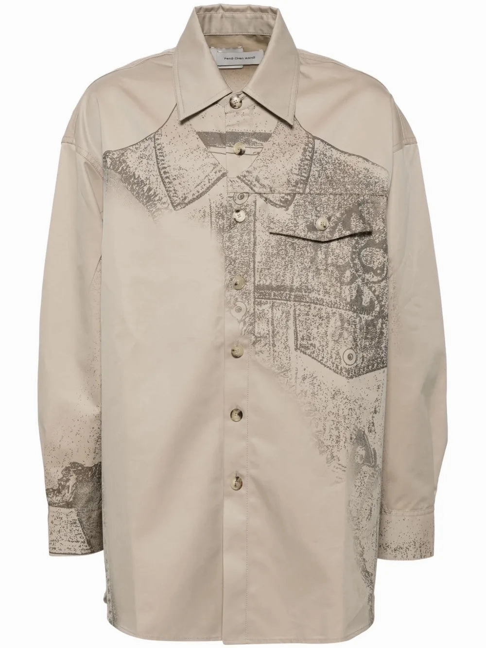 Trompe Loeil Shirt mens polos clearance