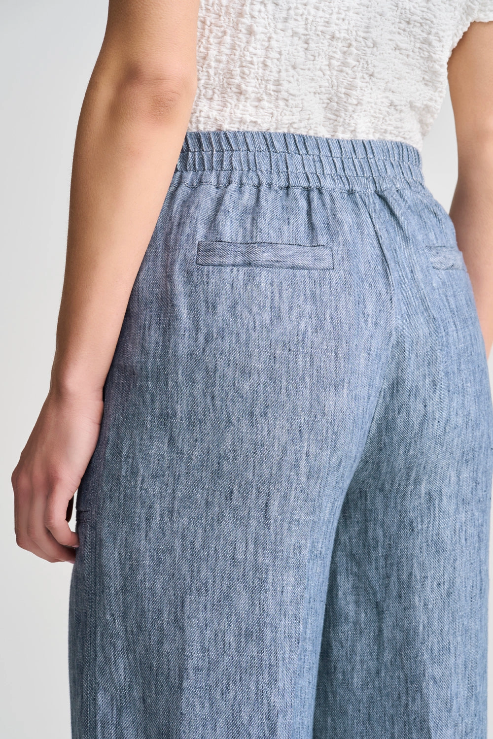 Twill Hemp Linen Pant - Indigo Twill