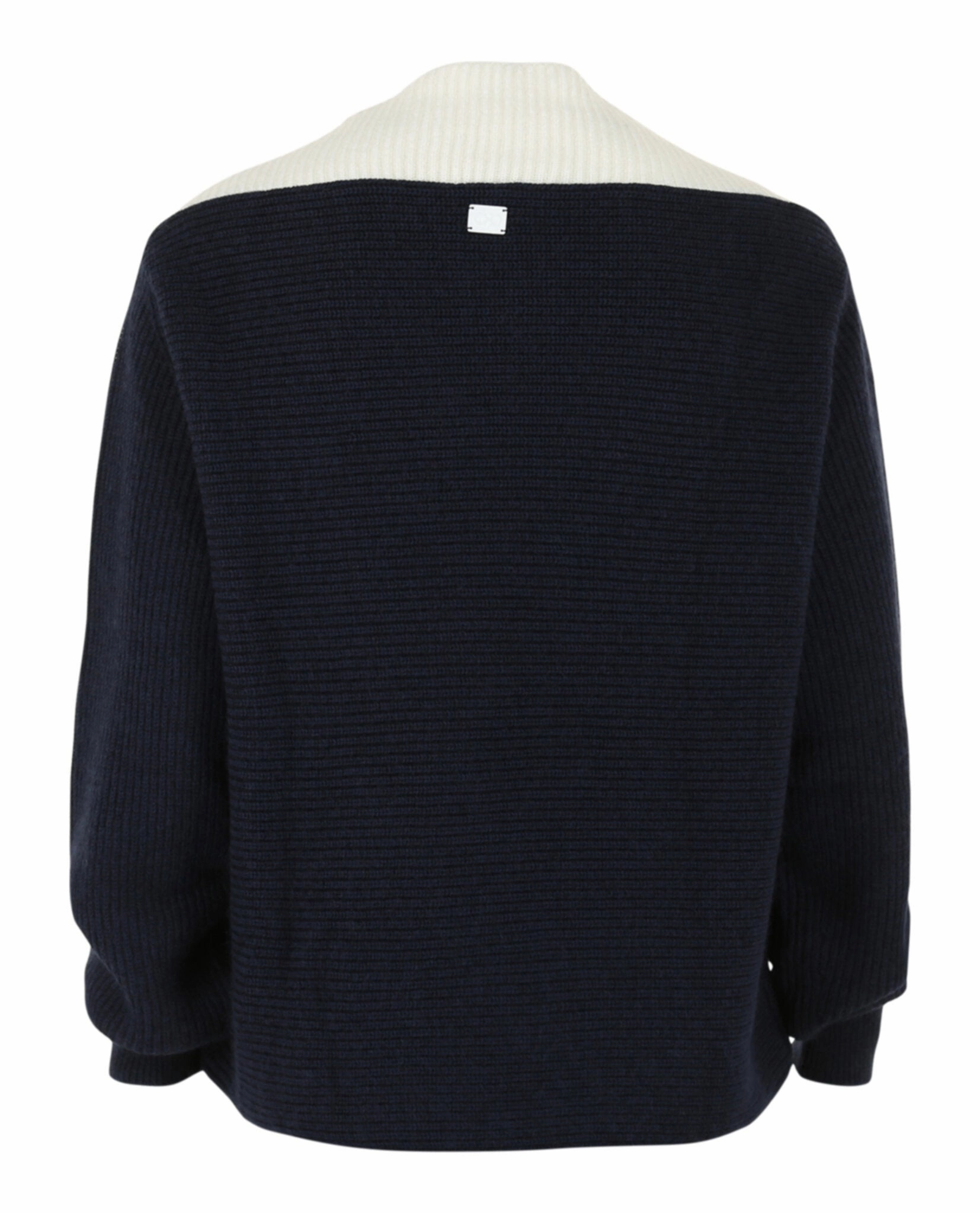 Two-Tone Knit Sweater