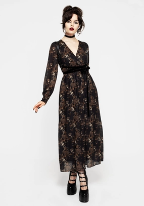 Underworld Chiffon Gathered Maxi Dress Dresses Womens - beach dresses cheap