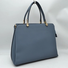Vegan Leather Handbag - Dusty Blue summer dresses best deals