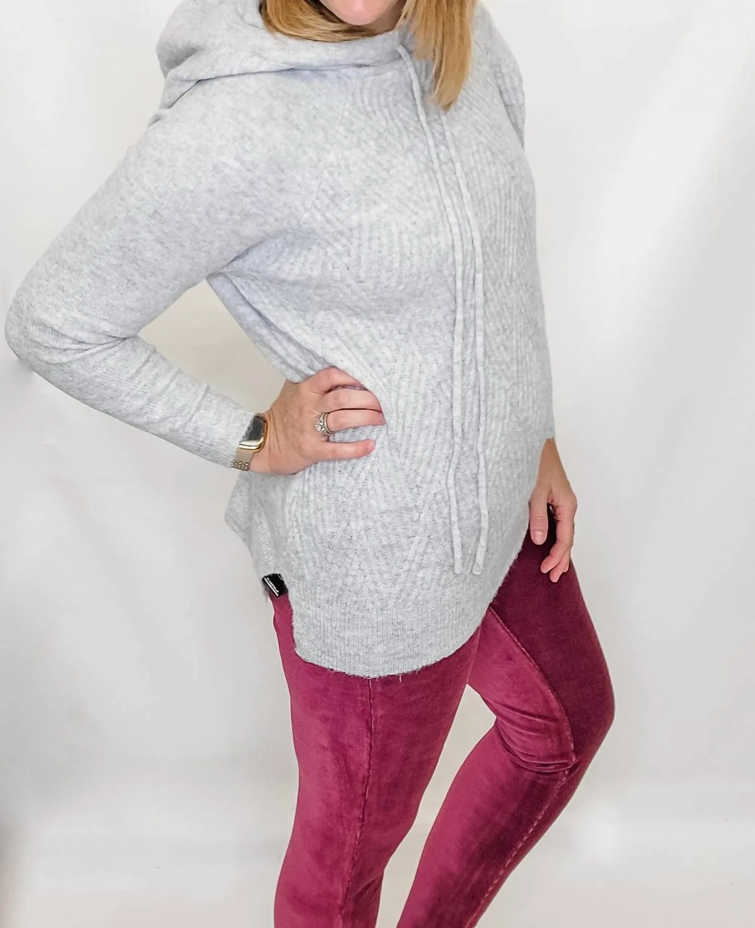 Velvet Flatten It Leggings In Ruby Wine