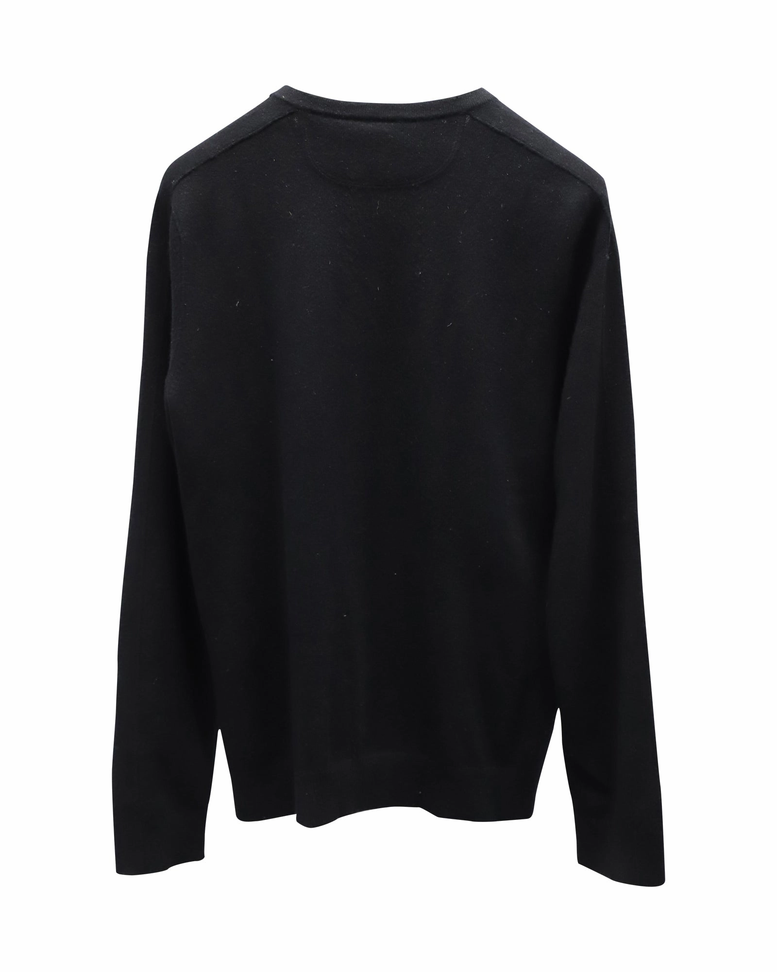 Vince Henley Sweater in Black Cashmere