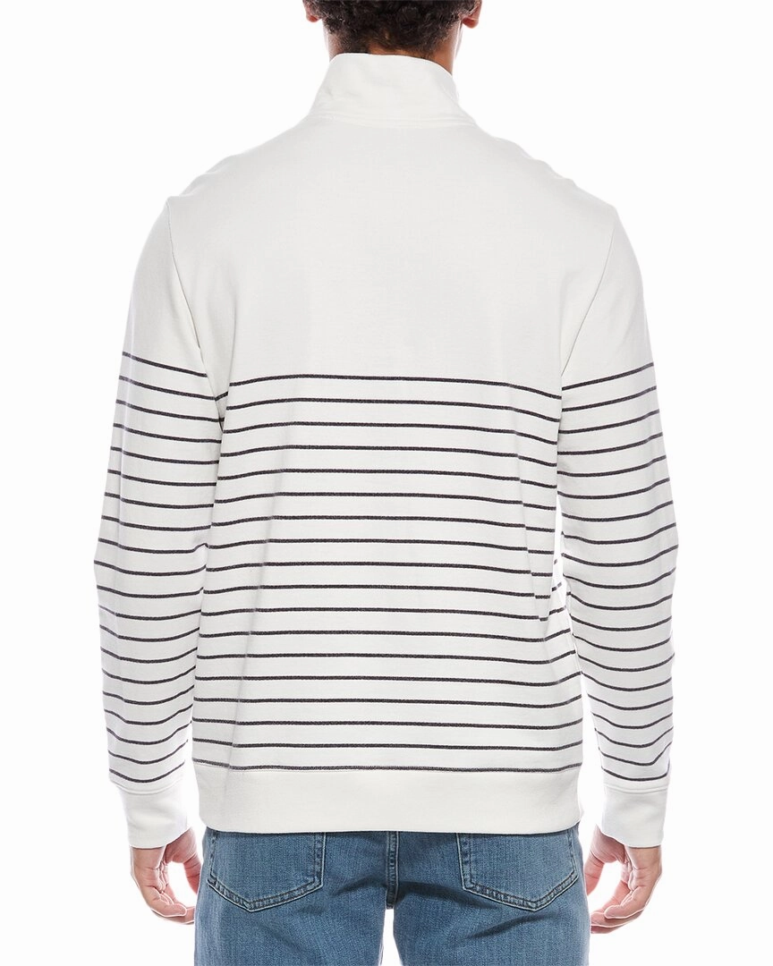 Vince Sueded 1/4-Zip Mock Neck Sweater