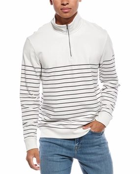 Vince Sueded 1/4-Zip Mock Neck Sweater cashmere sweaters sale