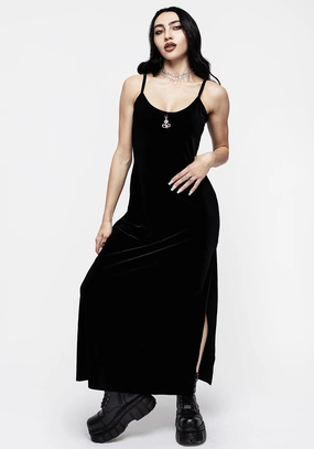Vipera Gown - Midnight Black Dresses Womens - beach dresses cheap