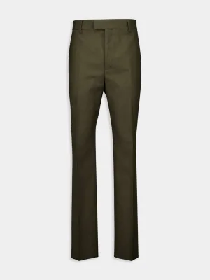 Virgin Wool Tailored Trousers Bottoms Mens - cheap mens shorts online